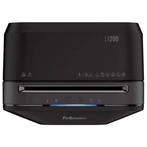 Distruggidocumenti uso personale P-4 Fellowes Powershred LX200 22 L - taglio a miniframmenti 4x12 mm nero FW5502201